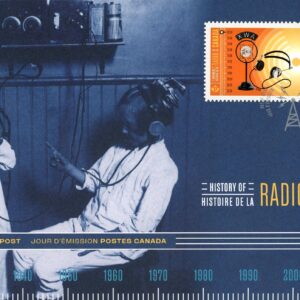 Canada FDC#3245 - History of Radio in Canada (2020) 2 x P (92¢)