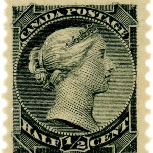 Canada Stamp #34 - Queen Victoria (1882) ½¢ Mint, NH, VF