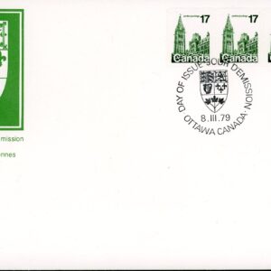 Canada OFDC #806 - Houses of Parliament (1978) 4 X 17¢