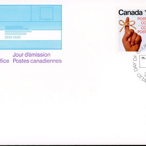 Canada FDC #816a - Postal Code (1979) 2 x 17¢ Se-tenant pair (815, 816)