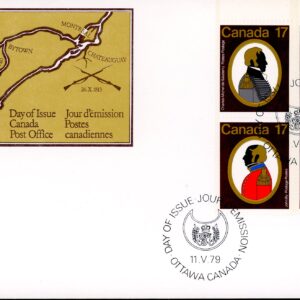 Canada OFDC PB#820a - Canadian Colonels (1979) 2 x 17¢