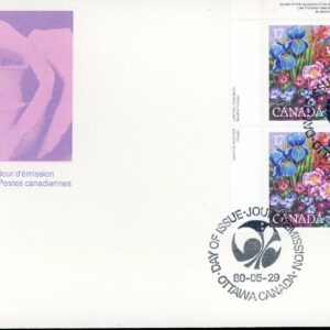 Canada OFDC PB#855 - Flower Garden (1980) 17¢
