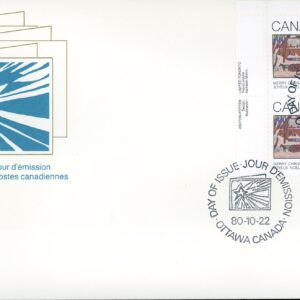 Canada OFDC PB#872 - McGill Cab Stand (1980) 35¢