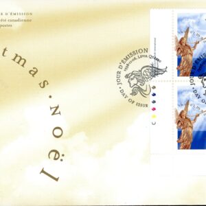 Canada OFDC PB#1764 - Christmas-Angels (1998) 4 x 45¢