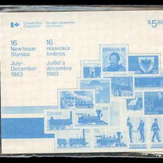 Canada STAMPS Semi-Annual Pack 1983/02