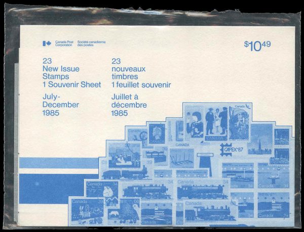 Canada STAMPS Semi-Annual Pack 1985/02