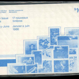 Canada STAMPS Semi-Annual Pack 1986/01