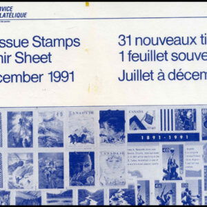 Canada STAMPS Semi-Annual Pack 1991/02