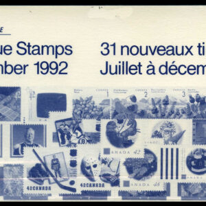 Canada STAMPS Semi-Annual Pack 1992/02