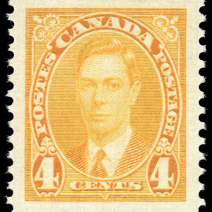 Canada Stamp #234 - King George VI (1937) 4¢ -MNH