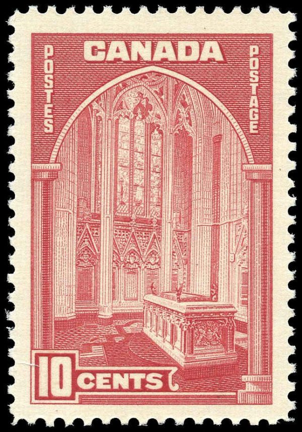 Canada Stamp #241A - Memorial Chamber (1938) 10¢ -MNH