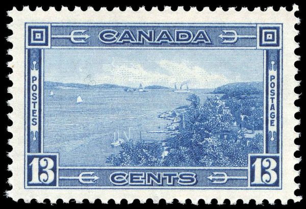 Canada Stamp #242 - Halifax Harbour (1938) 13¢ -MNH (GRADE VF-MNH)