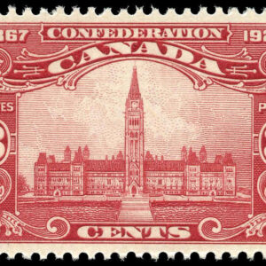 Canada Stamp #143 - Parliament Buildings (1927) 3¢ (GRADE F)
