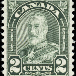 Canada Stamp #164 - King George V (1930) 2¢ (grade F)