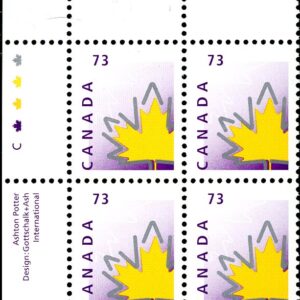 Canada Stamp PB#1685 - Maple Leaf (1998) 73¢