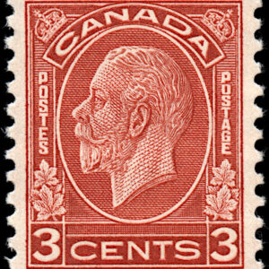 Canada Stamp #197c - King George V (1932) 3¢ Die II
