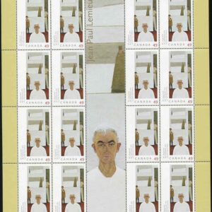 Canada Stamp SHEET#2067 - Self-portrait, 1974 (2004) 49¢