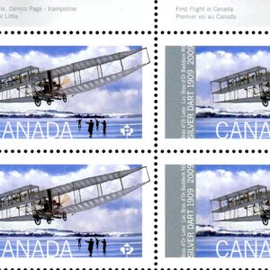 Canada Stamp PB#2317 - Silver Dart's maiden flight (2009) (P)