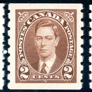 Canada Stamp #238, 239, 240 - King George VI (1937) 1¢, 2¢, 3¢ SET - VF, MNH