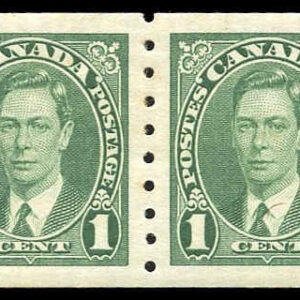 Canada Stamp #238strip - King George VI (1937) 4 x 1¢ Strip of 4