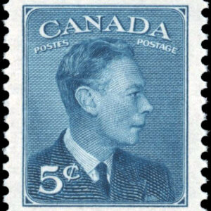 Canada Stamp #288 - King George VI (1949) 5¢ MNH