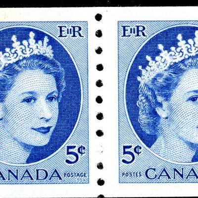 Canada Stamp #348 - Canada Stamp - 348 (1954) (1954) 20¢ PAIR