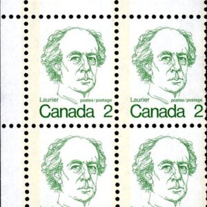 Canada Stamp PB#587 - Sir Wilfrid Laurier (1973) 2¢