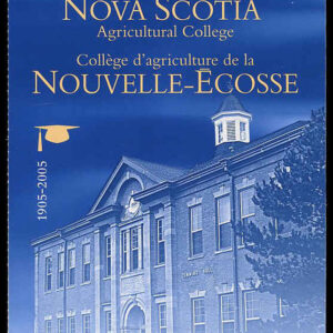 Canada Stamp Booklet - #BK307 - Nova Scotia Agricultural College (2005) 8 x 50¢