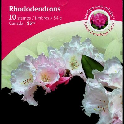 Canada Stamp Booklet - #BK401 - Rhododendrons (2009) 10 x 54¢