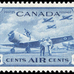 Canada Stamp - Air Mail #C7 - British Commonwealth Air Training Plan (1942) 6¢ (VF-MLH)