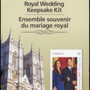 Canada Post - Thematic Collection #167 - Royal Wedding Keepsake Kit (2011)