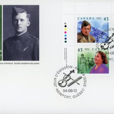 Canada OFDC PB#1526a - Great Canadians (1994) 2 x 43¢