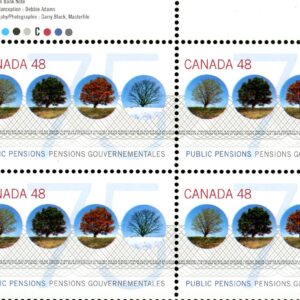 Canada PB#1959 - A tree depicted in 4 seasons (2002) 48¢ PB
