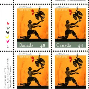 Canada Stamp PB#1985 - AHEPA (2003) 48¢