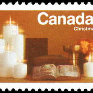 Canada Stamp #609pi - Christmas Candles (1972) 15¢ Tagged, GT2