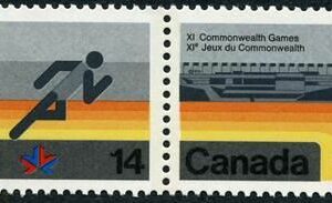 Canada Stamp #760aii - Canada Stamp - 760aii (1978) (1978) 28¢ Se-tenant Pair 760i,761i LF