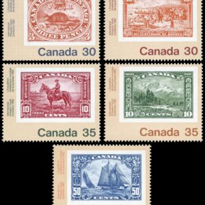 Canada Stamp #909-13 - Canada 82 () 2 x 30¢, 2 x 35¢, 1 x 60¢ Series of 5