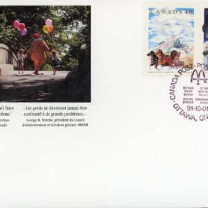 Canada SEC#S11 - 1336-1337 -SPECIAL EVENT COVER - Canadian Folklore-2 (1991) 2X40¢