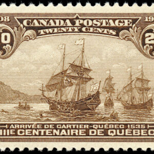 Canada Stamp #103 - Cartier's Arrival (1908) 20¢ (VF-MH)
