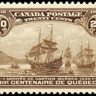 Canada Stamp #103 - Cartier's Arrival (1908) 20¢ (VF-MH)