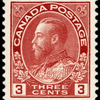 Canada Stamp #109 - King George V (1923) 3¢ Die I (FVF-MH)