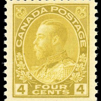 Canada Stamp #110 - King George V (1922) 4¢ (FVF-MH)