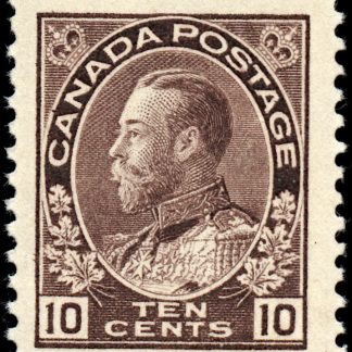 Canada Stamp #116 - King George V (1912) 10¢ (FVF-MH)