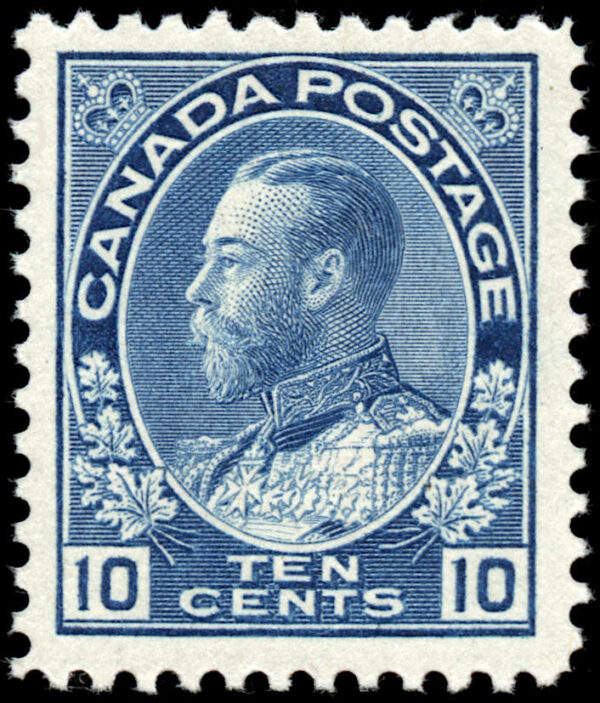 Canada Stamp #117 - King George V (1922) 10¢ (F-MH)