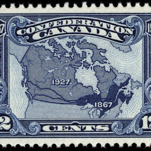 Canada Stamp #145 - Map of Canada 1867-1927 (1927) 12¢ (VF-MNH)
