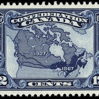 Canada Stamp #145 - Map of Canada 1867-1927 (1927) 12¢ (VF-MH)