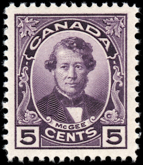 Canada Stamp #146 - Thomas D'Arcy McGee (1927) 5¢ (VF-MNH)
