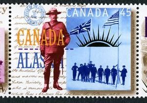 Canada Stamp #1606 - Yukon Gold Rush (1996) 5 x 45¢ Se-tenant horizontal strip of 5 (1606a-1606e)