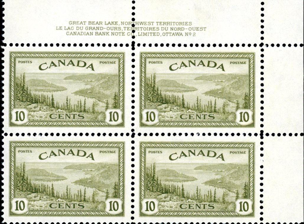 Canada Stamp PB#269 - Great Bear Lake, NWT (1946) 10¢ - MNH