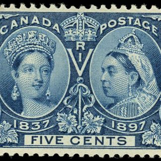 Canada Stamp #54 - Queen Victoria Jubilee (1897) 5¢ - (VF-MH)